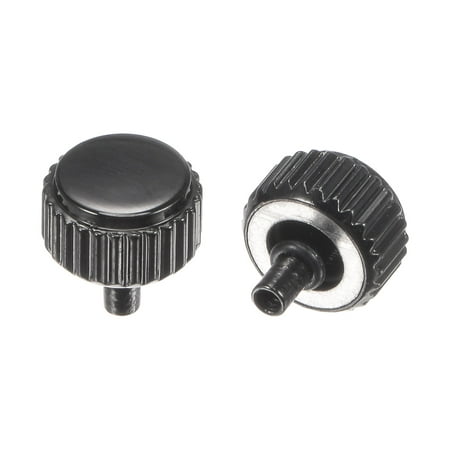 

Uxcell 2Pack 5.2x5mm Watch Crown Parts Stainless Steel Flat Head Long Stem Watch Crown 2.5mm ID Black