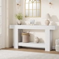 thumbnail image 1 of Bingirl Table d'Entrée Blanc Antique 1 Po, 160 cm, 1 of 4