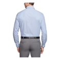 thumbnail image 5 of Van Heusen - Camisa de vestir con cuello abotonado a rayas y corte regular para hombre, azul, 18.5 pulgadas, cuello, manga de 36 a 37 pulgadas, 5 of 5