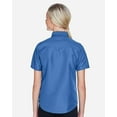 thumbnail image 3 of Harriton M580W Women's Key West Short Sleeve Performance Staff Shirt-POOL BLUE-2XL, 3 of 3