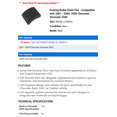 thumbnail image 2 of Parking Brake Pedal Pad - Compatible with 2001 - 2004, 2006 Chevrolet Silverado 3500 - AC Delco, 2 of 2