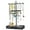 Black, variant on Jewelry Tree Stand Organizer 3 in 1 Necklace Organizer Display Bracelet Earrings and Ring Tray Jewelry Holder Hanger Metal, Black