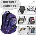 thumbnail image 6 of Yspwyqan Kids School Backpack for Boys Girls, 17 Inch Lightweight Bookbag, Galaxy Axolotl Large Capacity Daypack for Travel, Back to School Gifts for Ages 8-15, 6 of 7