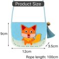 thumbnail image 2 of kit De Couture Pour Enfants (renard Bleu), Kit De Bricolage Pour Petites Filles, Kit De Bricolage En Non-tiss Avec Fil, Aiguille Et Accessoires, J, 2 of 5