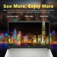 thumbnail image 5 of HP Premium Stream 14" HD BrightView Laptop, Intel Celeron N4120, 16GB RAM, 64GB eMMC, Intel UHD Graphics, HD Webcam, 1 Year Office 365, Bluetooth, WiFi, HDMI, Win 11s, Silver, 32GB Hotface USB Card, 5 of 5