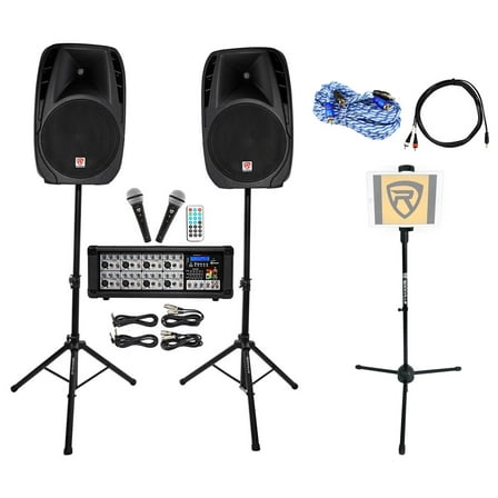 Rockville Dual 15" Android/iphone/ipad/Laptop/TV Youtube Karaoke Machine/System