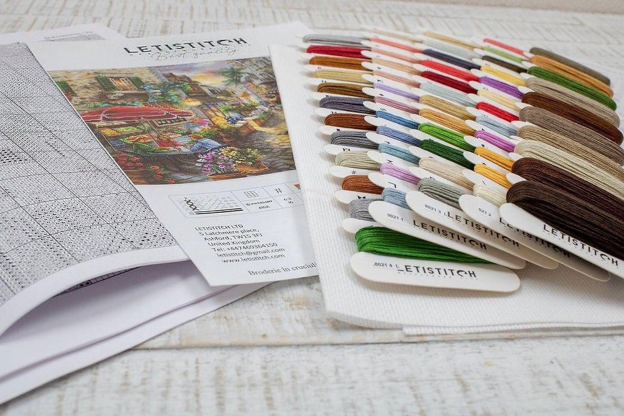 Letistitch Early Evening in Avola Counted Cross-Stitch Kit