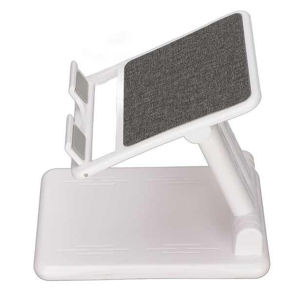 Soporte Para Teléfono De Escritorio, Diseño Ergonómico, Soporte Plegable Para Teléfono Móvil, Ajustable, Blanco Para Lector Electrónico