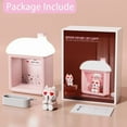 thumbnail image 6 of Pink Cat Night Light, Winter Snow House LED Lamp, Christmas Decoration Light-Up House with 3 Brightness Modes, Hall Switch, 3D Doll, Xmas Night Light Idea Gifts for Kids (Cute Cat), 6 of 6