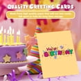 thumbnail image 4 of Okywoh 3D Pop Up Birthday Card - Joyful Wishes, DIY Numbers, Blank Compartment - Ideal Gift, All Ages, 4 of 6