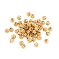 thumbnail image 2 of U8MO 100pcs 5mm Brass Round Metal Beads Real 18K Gold Plated Loose Spacer Beads Craft, 2 of 7