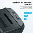 thumbnail image 3 of Seenda Karaoke Machine, Bluetooth Karaoke Speaker with Wired Microphone, 3 of 8