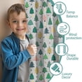 thumbnail image 3 of Blackout Kids Curtains,Gray Christmas Tree Pattern Childrens Insulated Curtains Set Of 2,Bedroom Essentials,Toddler Room Decor 42"x54", 3 of 5