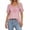 Pink, variant on Sexlip Women's T-Shirt Round Neck Casual Solid Pattern Breathable Stylish Look Versatile Styling Breathable Wear Blue L