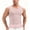 Pink, variant on WIZUTIZ Men's Tank Tops Party Sequin Fishnet Hollow Out Sheer Breathable Tank Tops Camisole Waistcoat Nightclub Summer Sleeveless Top
