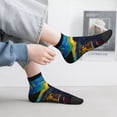 thumbnail image 2 of Rocae Abstract Starry Sky for Premium Adult Socks,Comfortable, Breathable, and Durable Socks, Perfect for Everyday Wear, 2 of 7