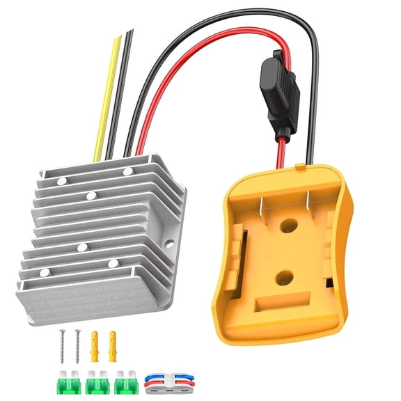 20V to 12V Step Down Converter for DeWalt 20V Power Wheels Battery Adapter DC TAPDRA Accessory Part
