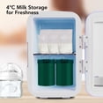 thumbnail image 3 of 8L Mini Fridge Cooler Portable Dual Function for Car Skincare Beauty Makeup Travel Office, 3 of 7