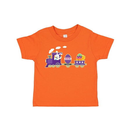 

Inktastic Easter Bunny Rabbit Egg Train Boys or Girls Toddler T-Shirt