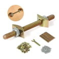 thumbnail image 1 of Dsseng Countertop Connector Table Top Fasteners Joint Connector Drawbolt Pack Miter Draw Bolt Countertop Flip Connector 10PCS, 1 of 8