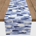 thumbnail image 3 of Creative Products Painted Brush Strokes Navy Blue 16x90 Poly Twill Table Runner, 3 of 3