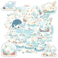 thumbnail image 6 of 35pcs Friendly Narwhal Stickers Ocean Animal Stickers Cartoon PVC for Laptops Phones Notebooks, 6 of 9
