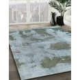 thumbnail image 2 of Ahgly Company Indoor Square Abstract Slate Gray Abstract Area Rugs, 6' Square, 2 of 6