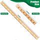 thumbnail image 3 of Xihbxyly La Mejor Oferta Regla de Madera para Plantas de 31 Pulgadas, Regla Plegable para Plantar Semillas En Agujeros, Regla para Trasplantar Plantas, Espaciador de Semillas para Jardín, Herramienta, 3 of 5