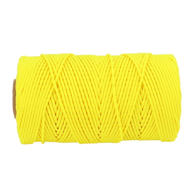 Diving Reel Line Replacement Wearproof Underwater Spool Reel Round Line Fluorescent Yellow Ideal for Divers
