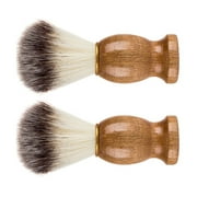 Shaving Brush Men Suits Mens & Hair Removal Products Shave Brushes for Man 2 Pcs