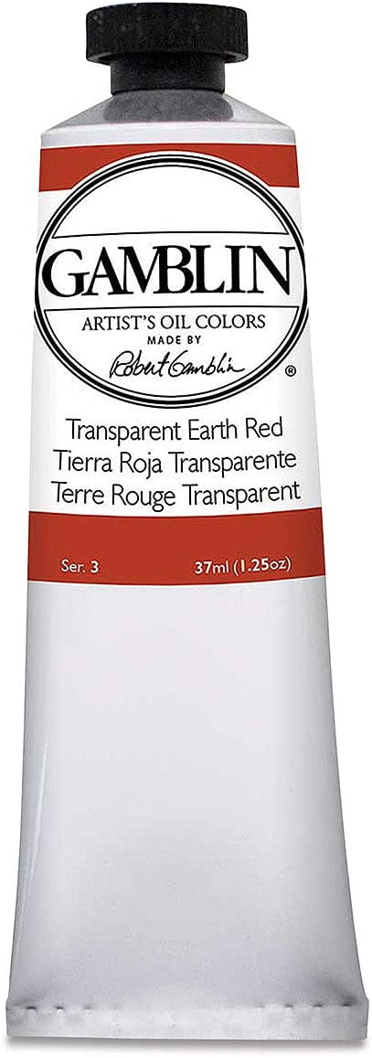 Gamblin Artist Oil Color - Transparent Earth Red - 37 ml Tube