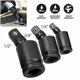 thumbnail image 1 of 3pcs/set Universal 360 Impact Joint Kit 1/4 inch 3/8 inch 1/2 inch Chrome Moly Drive Joint Sockets Access Hard to Reach Fasteners~1297, 1 of 1