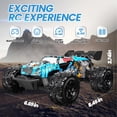 thumbnail image 5 of JoyStone Remote Control Car, 1:18 Remote Control Monster Truck All-Terrain 2.4GHz RTR RC Cars W/ 2 Batteries for Kids Toys Gift, Black & Blue, 5 of 8