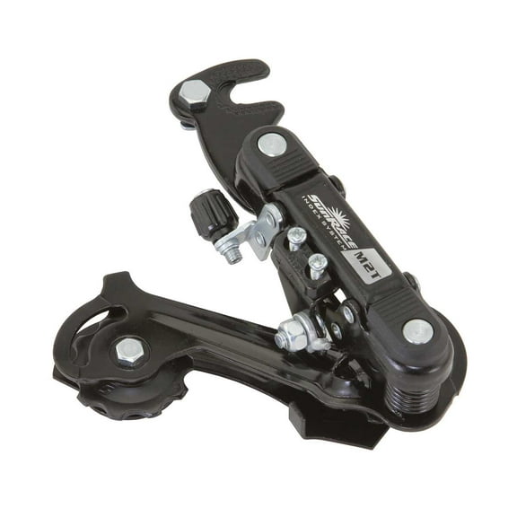 Black Rear Derailleur 6/7 Speed RDM-2T-SB Direct Sun Race. Bike Rear Derailleur, Bicycle Derailleur. For mountain bikes