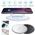 thumbnail image 1 of Viflosae up to 60% off Gifts Universal-thin Mobile Phone Round Desktop Wireless Fast Charger Wireless Charger Charging Dock Station Save more on weekly flyer features, 1 of 7