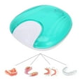 thumbnail image 4 of Orthodontic Retainer Case, Effectively Prevent Small And Light Strong And Sturdy Denture Container for Home(green), 4 of 5