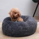 thumbnail image 2 of Cama redonda para mascotas de felpa suave Cama suave para gatos Cama para gatos para gatos Perr CACAGOO Amortiguar, 2 of 7