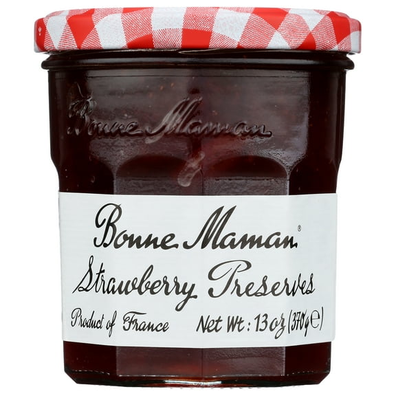 Pack of 6, Bonne Maman Strawberry Preserves, 13 oz