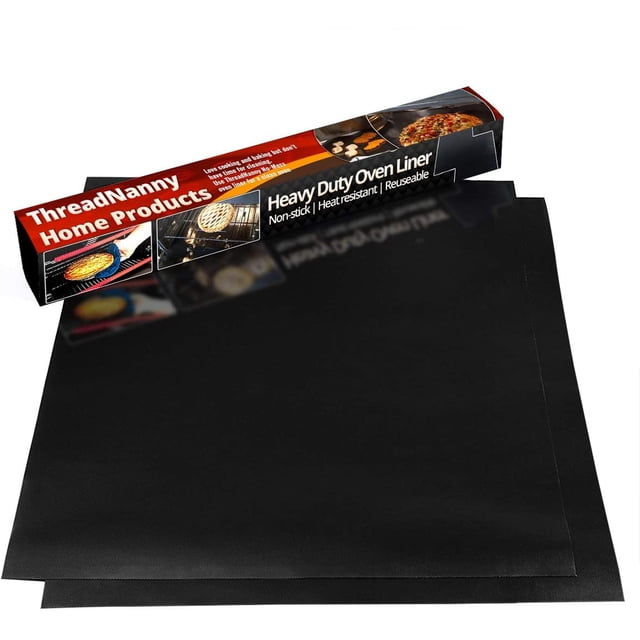 Tapete grande de teflón para horno, paquete de 2, 17 x 25 pulgadas