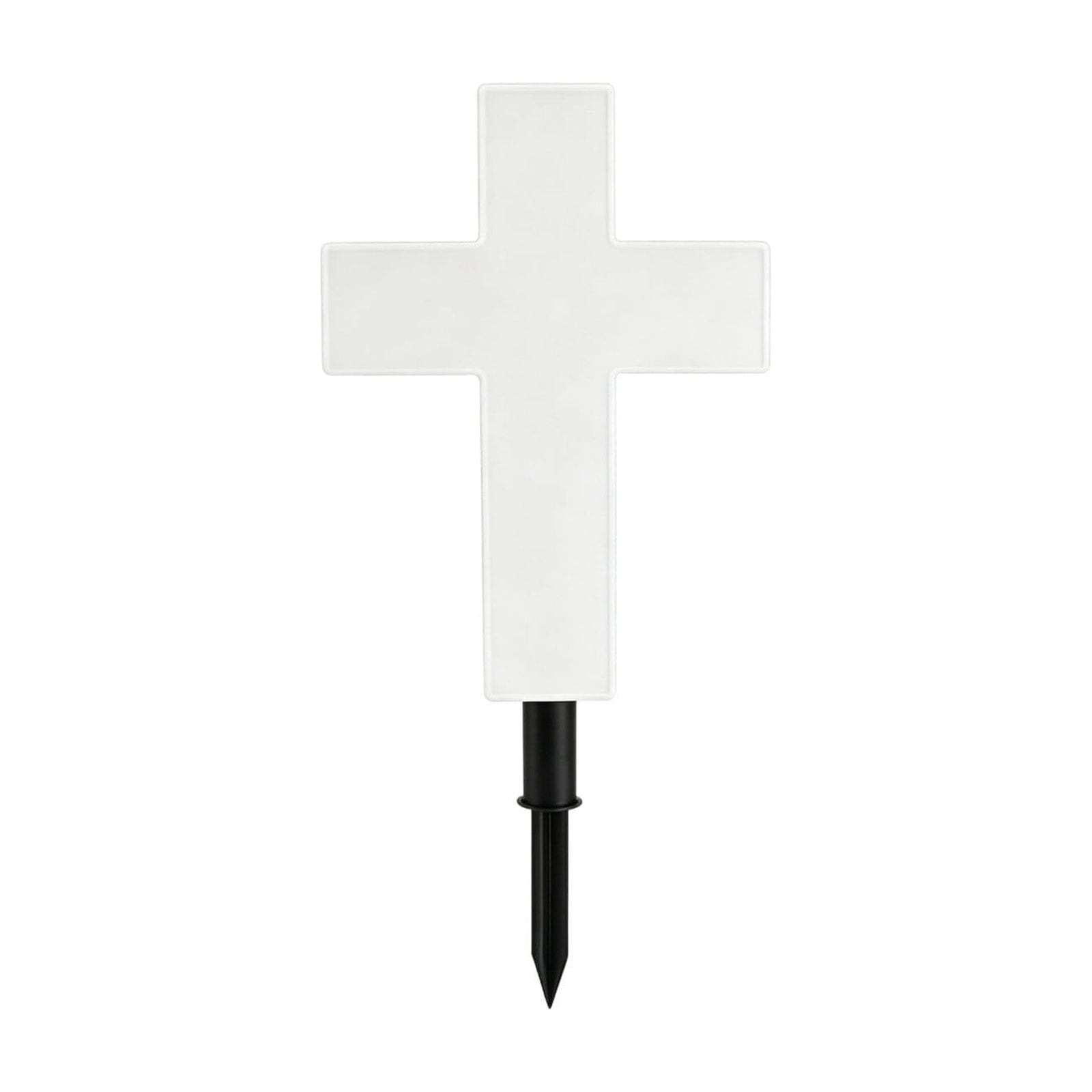 Memorial Marker Garden Stake White Waterproof Grave Marker for Cemetery Yard Decoration and Remembrance Tribute Display for Home Decor