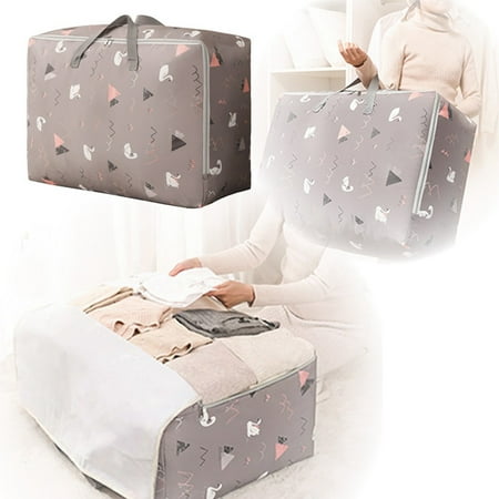 

Thickened Fabric Quilt Storage Bag Clothing Storage Bag Large Capacity Moving Bag Luggage Bag