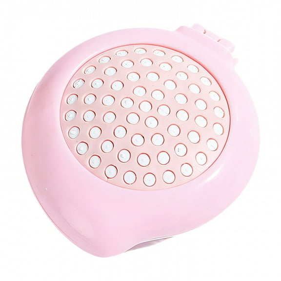 ACDANC Mini Hair Brush,Fun Color Options Travel Hair Brush,Dual-Sided Build Mini Hairbrush,Pink