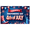 2A, variant on Patriotic Design Independence Day Banner Colorful Bunting 4th of July Decorative Fireworks for Holiday Celebration Outdoor Events National Festivities
