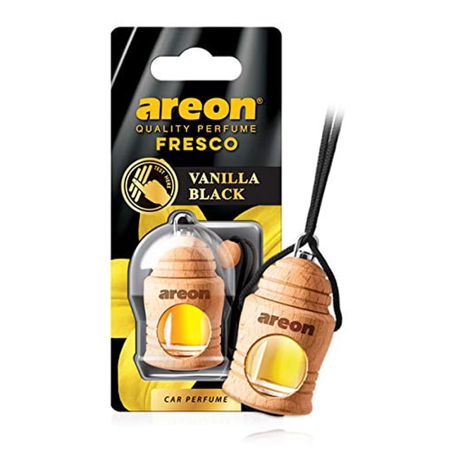 Ambientador para auto AREON Fresco Vanilla Black colgante