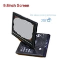 thumbnail image 2 of 9.8 Inch Portable DVD Player Home Car VCD CD TV Player USB 270° Swivel Screen Remote Controller, 2 of 7