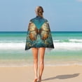 thumbnail image 4 of Watercolor Butterfly Beach Towel Microfiber Beach Towels Sand Free Quick Dry Lightweight Travel Towels, 4 of 7