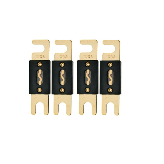 High-Quality Gold Plated 100A Amp ANL Fuse (4 Pack)