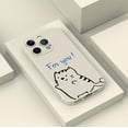 thumbnail image 3 of Enhance Your iPhone Experience: Fun Graphic Matte Dual-Layer Silver Phone Case for iPhone 15 Pro Max 14 13 12 Pro 11, 3 of 4