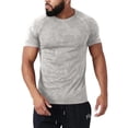 thumbnail image 2 of Styesk T-Shirts pour Homme T-shirt Camouflage à Col Rond à Manches Courtes Décontracté de Sport pour Homme, 2 of 6