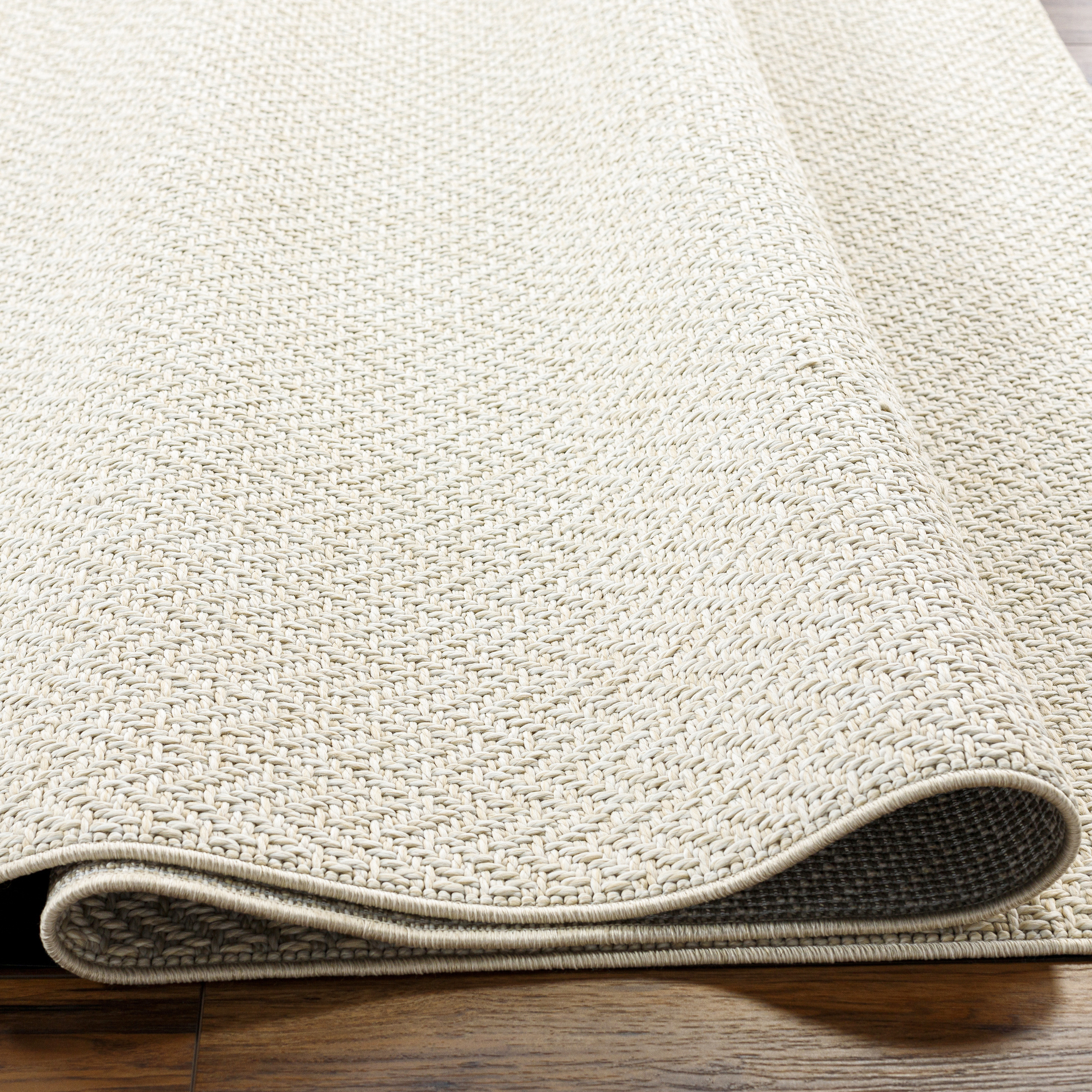 Livabliss x Becki Owens Birdie Neutral Indoor/Outdoor Area Rug,3'10" x 5'7",Cream